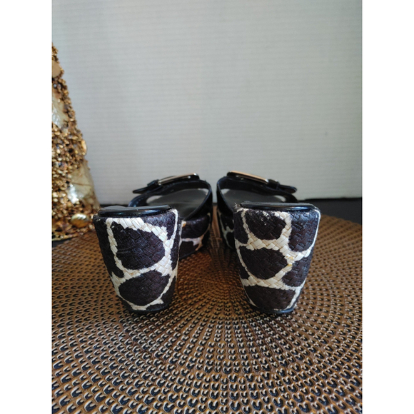 Stuart Weitzman Clipper Slip On Platform Wedge Sandals Size 5 - Picture 5 of 7